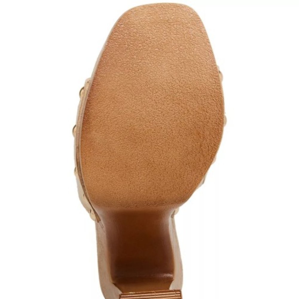 STEVE MADDEN Women's Latish Wooden Platform Sandals - Picture 5 of 5